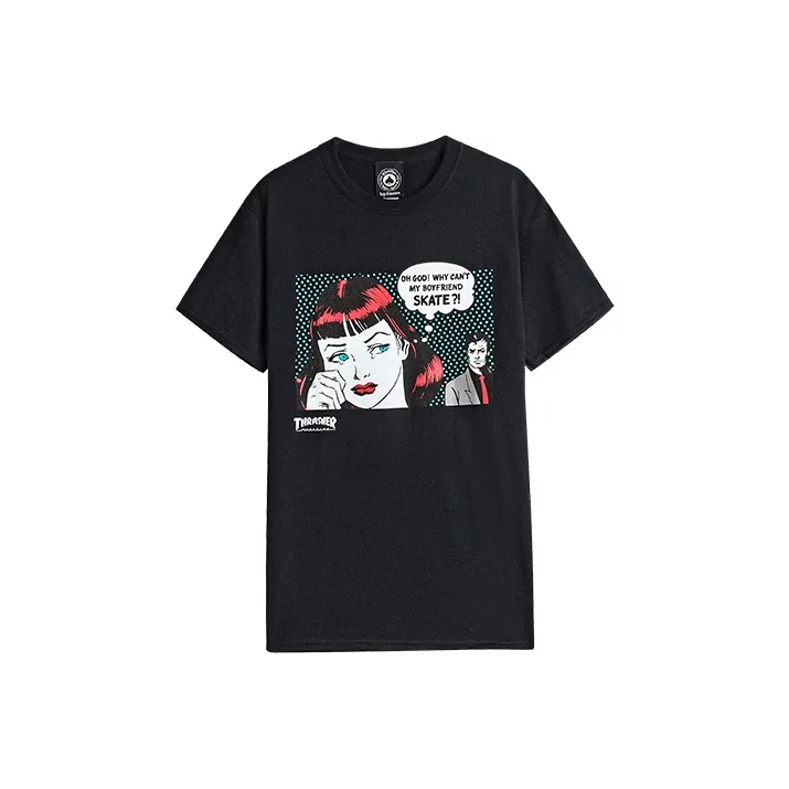 Thrasher T Shirt US Version Unisex Black-0