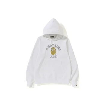 A BATHING APE Glitter College Pullover Hoodie