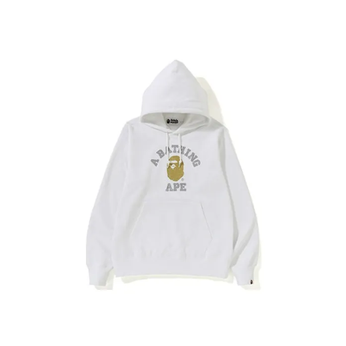 Bape Glitter College Pullover Hoodie-0