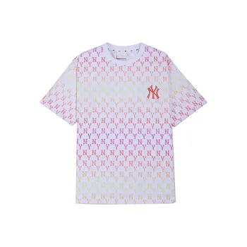 MLB New York Yankees Straight T Shirt Unisex White Red