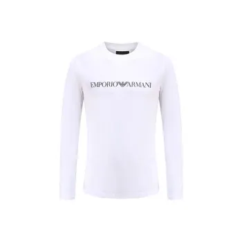 EMPORIO ARMANI Logo Printed Crewneck T Shirt