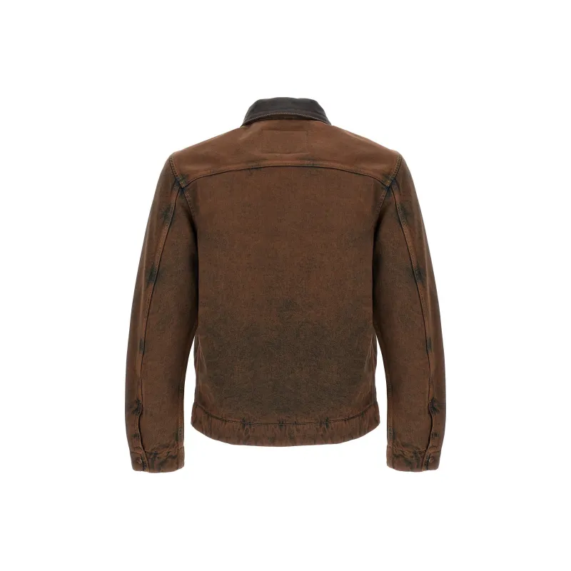 DIESEL Coated Denim Padded Blouson Jacket-1