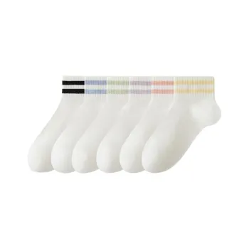 Lan Miao Mid Calf Socks Women's 6 Pack
