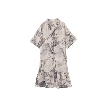 Urban Beauty Nightgown Women's Ink Wash