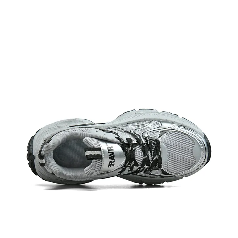 OFFER AITR Height Increasing Abrasion Resistant Breathable Slip Resistant Low Top Chunky Sneakers Unisex-3