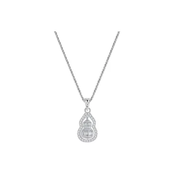 Heart Grass 999 Fine Silver Sterling Silver Necklaces Women's