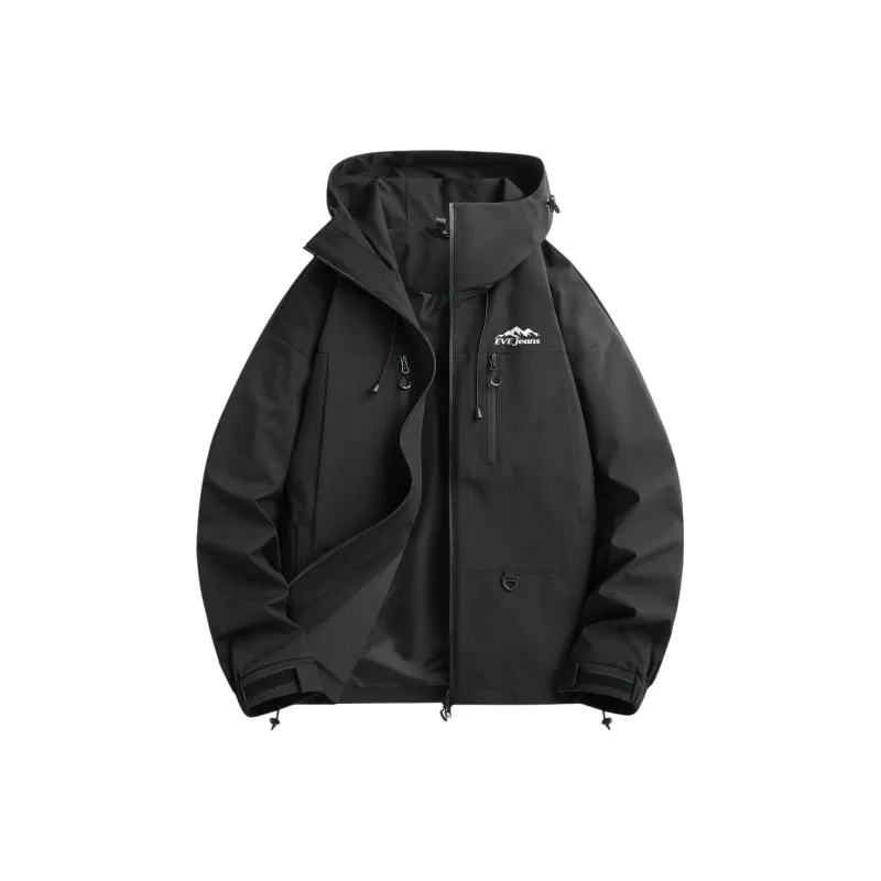 Yiwen Water Resistant Windproof Breathable Warm Windbreaker Jacket Unisex-16