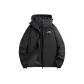 Black[Single Windbreaker Jacket]