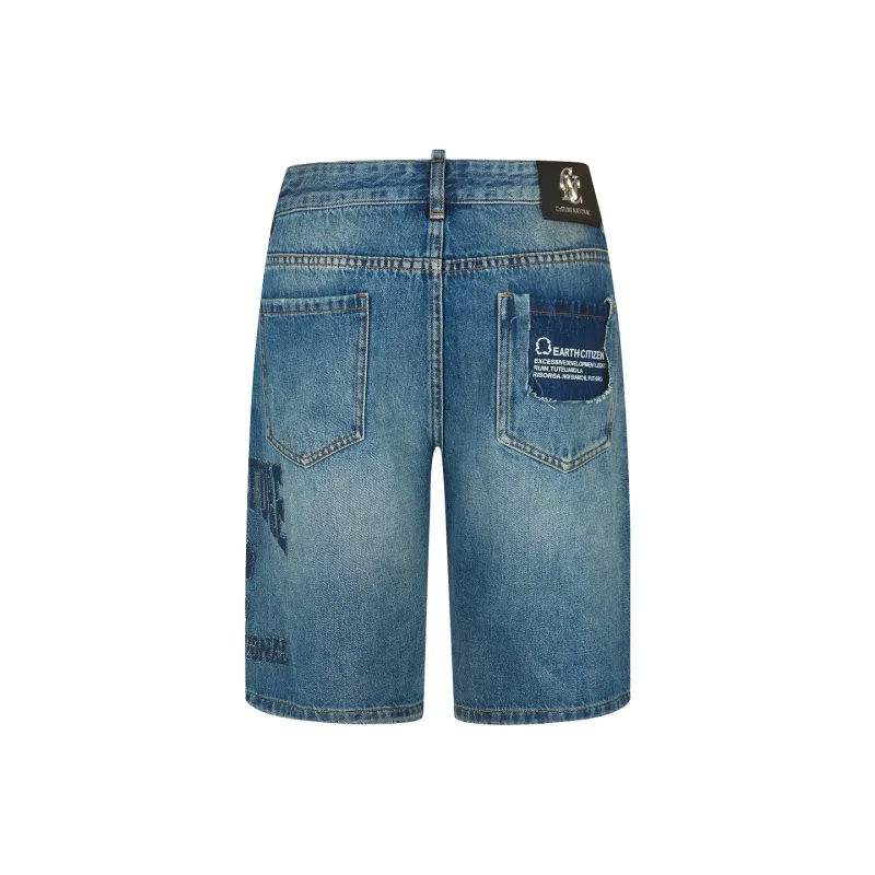 C'N'C Trend Series Denim Shorts Men's Denim Blue-1