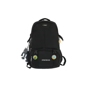 H YXIANG Nylon Backpack Unisex Multicolor
