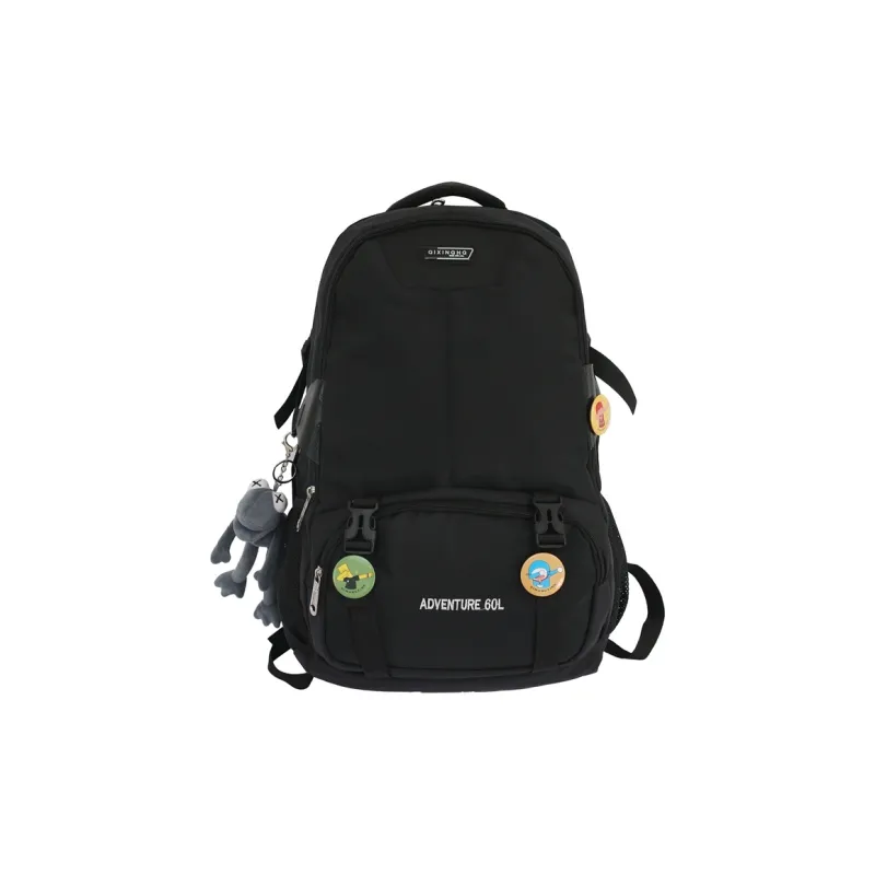 H YXIANG Nylon Backpack Unisex Multicolor-0