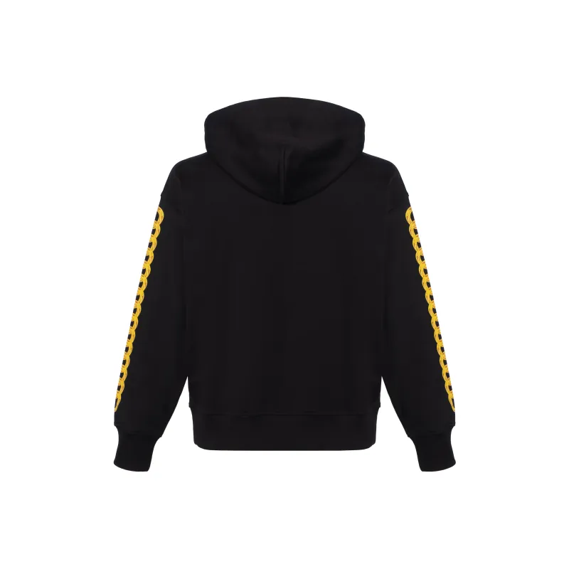 VERSACE JEANS Logo print Cotton Hoodie-1