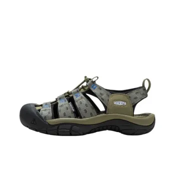 Études x KEEN Newport Retro River Trekking Shoes Men's Olive Green