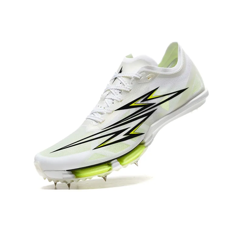 Dynamic Power Cushioning, Slip Resistant, And Abrasion Resistant Low Top Running Shoes Unisex White Green-2