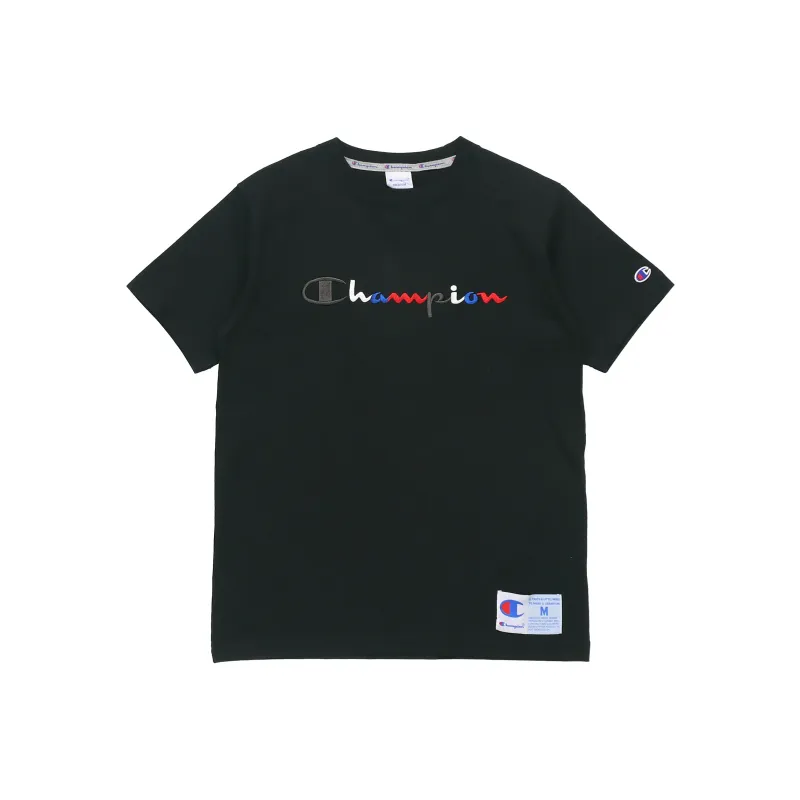Champion T Shirt Japan Version Unisex Black-0