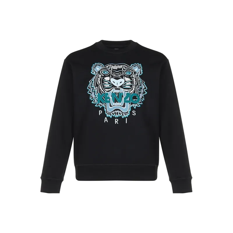KENZO Classic Tiger Head Sweatshirts Men Black-0