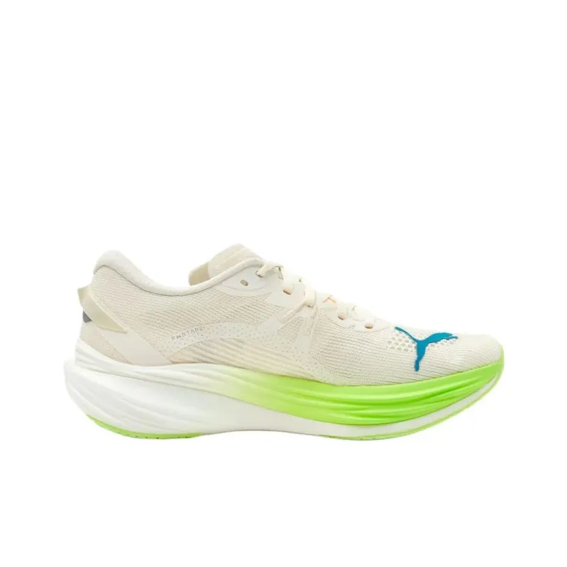 PUMA Deviate NITRO 3 Anti Slip Wear Resistant Low Top Casual Running Shoes Men's White-1