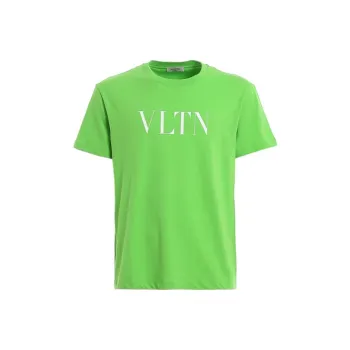 Valentino T Shirts Men Neon Green
