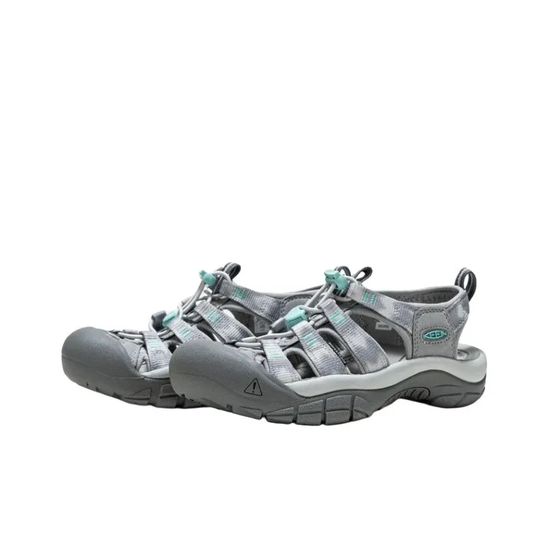 KEEN Newport H2 Abrasion Resistant River Trekking Shoes Women's Silver Gray-1