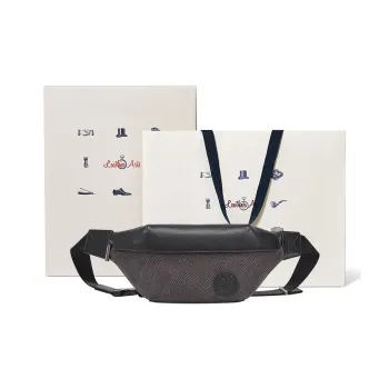 BVP Cow Leather Commute Small Backpack Fashion Summer Trendy Man Sling Bag Regular Unisex Black