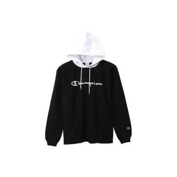 Champion Hooded Regular Sweatshirt Japan Version Men's Black White