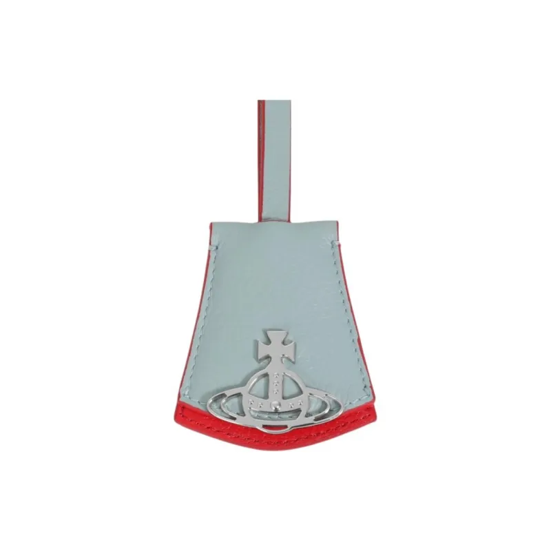 Vivienne Westwood Cow Leather Bag Accessory Unisex Blue & Red-0