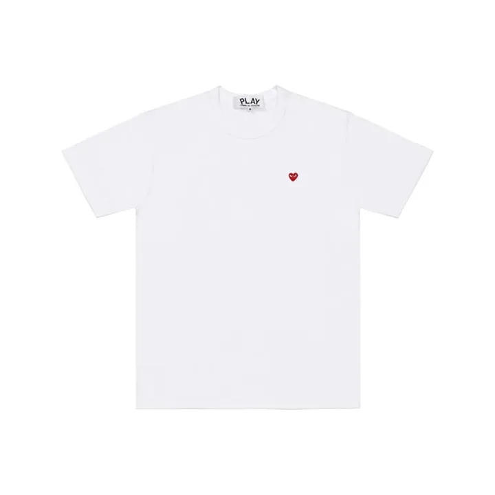 CDG Play Small Heart T Shirt-0