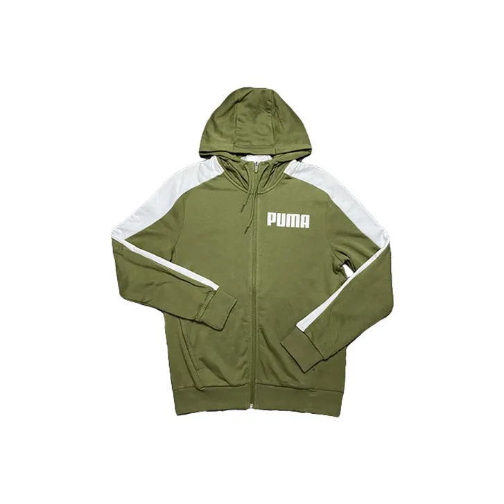 PUMA CLASSICS Sweatshirt Men's Army Green-0