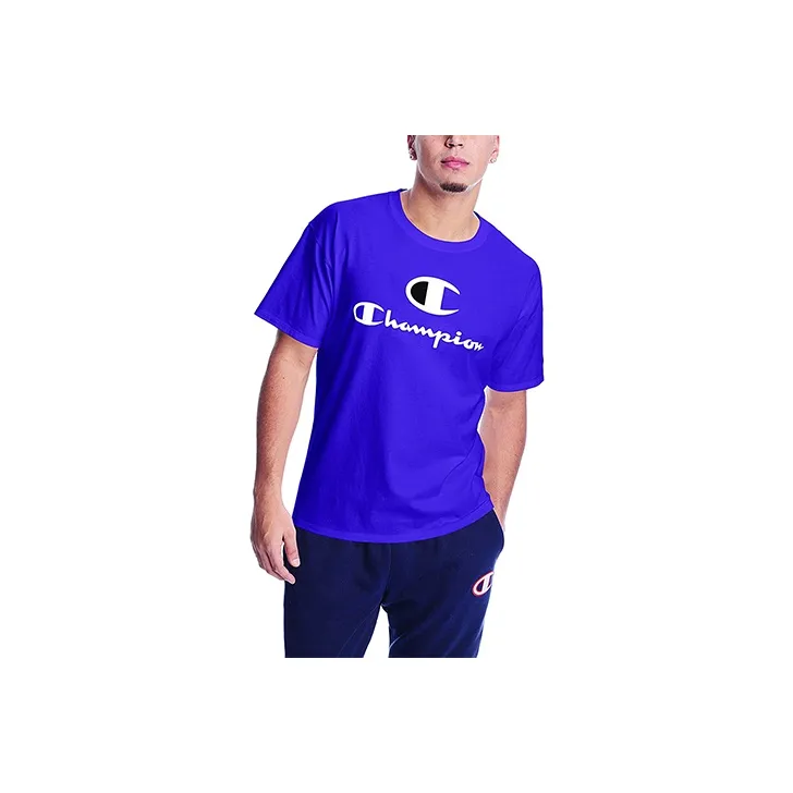 Champion Straight T Shirt US Version Unisex-19