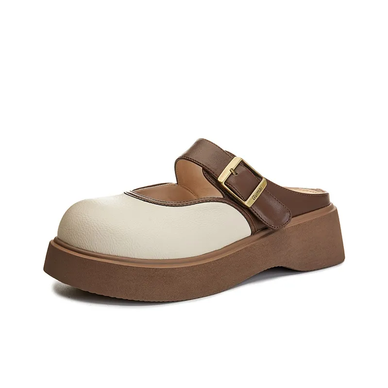 POOQ Rubber Sole Slip Resistant Wrap toe Slippers Women's-1