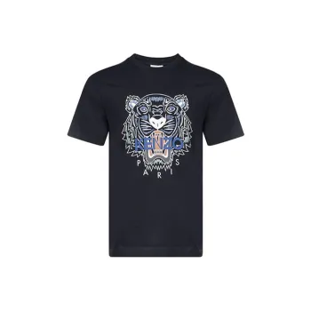 KENZO Men Classic Tiger Short Sleeve T Shirt Black