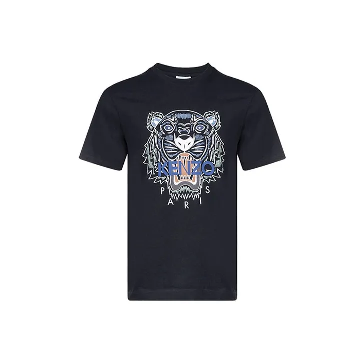 KENZO Men Classic Tiger Short-Sleeve T-Shirt Black-0