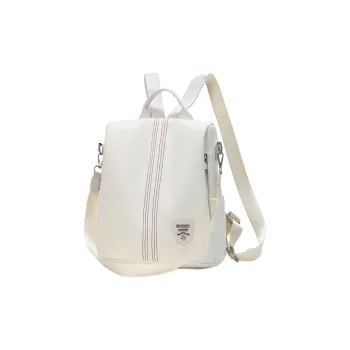 SURELAPTOP Oxford Backpack Unisex Apricot Almond/Black