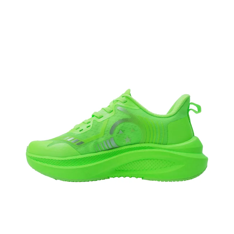 HUITENG Running Shoes Unisex Low Top Aurora Blue/Flame Red/Glacier White/Starry Black/Starry Pink-31