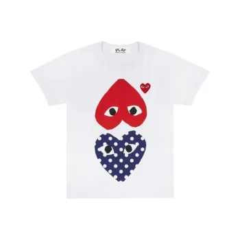 CDG Play Polka Dot Mirror T Shirt