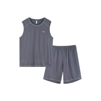 Xuan Liang Pajama Set Men's Paris Gray