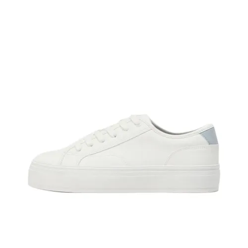 ZARA Low Top Skateboard Shoes Women's White