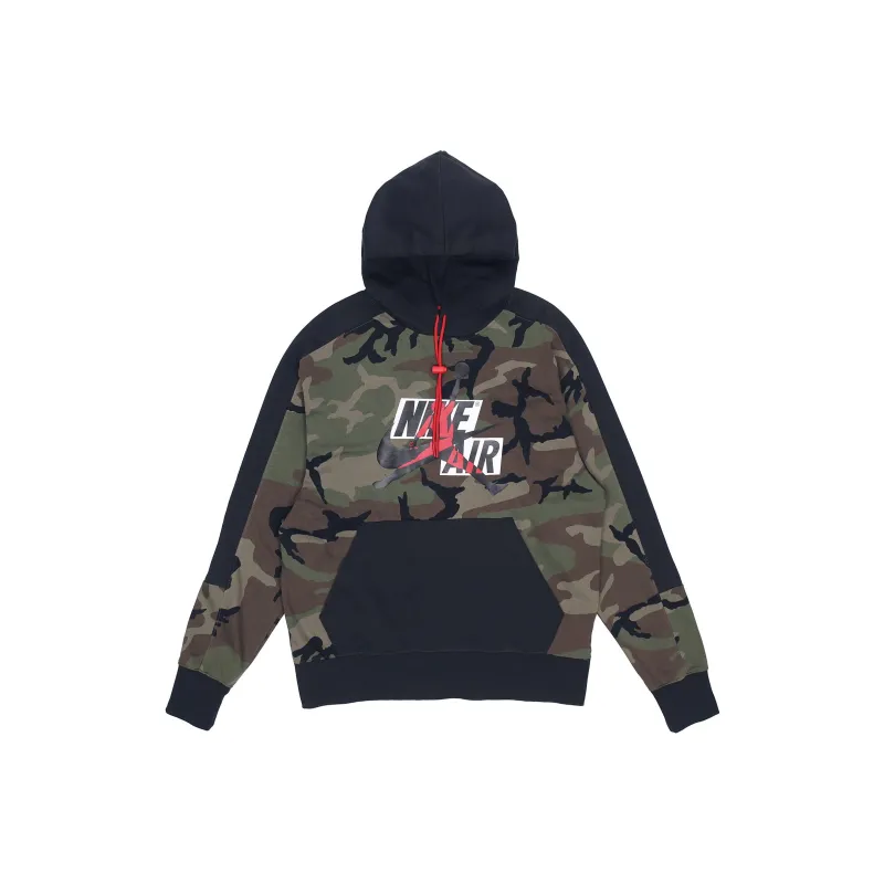 Jordan Jumpman Hoodies Classics Camo 'Olive Green'-0