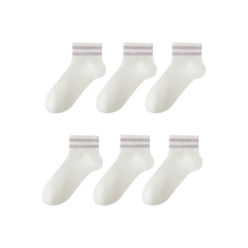 Lan Miao Mid Calf Socks Women's 6 Pack-12