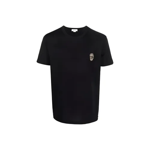 Alexander McQueen Embellished Skull T Shirt