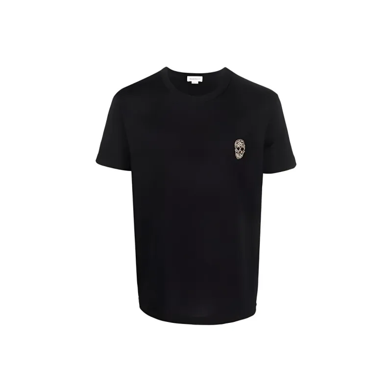 Alexander McQueen Embellished Skull T Shirt-0