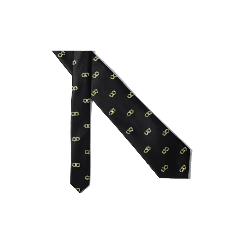 WILLIAM MILTON Mulberry Silk Ties Men's Black Gold With High End Business Formal Accessories Gift Box Set-3