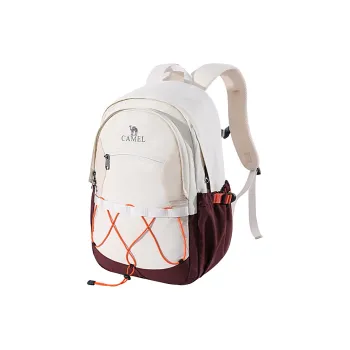 CAMEL Fabric Backpack Unisex Burgundy Brown/Twilight Mountain Purple