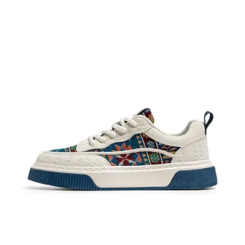 JANECO Slip Resistant Shock Absorbers Low Top Skateboard Shoes Men's
