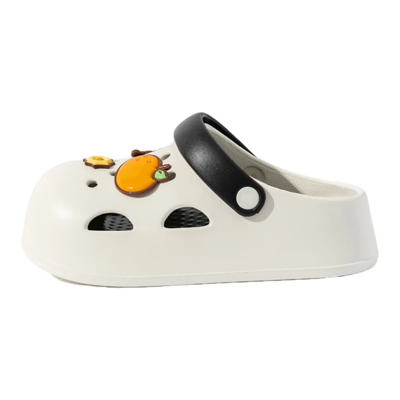 Darcy Sen Slippers White Black/Beige Coffee-0