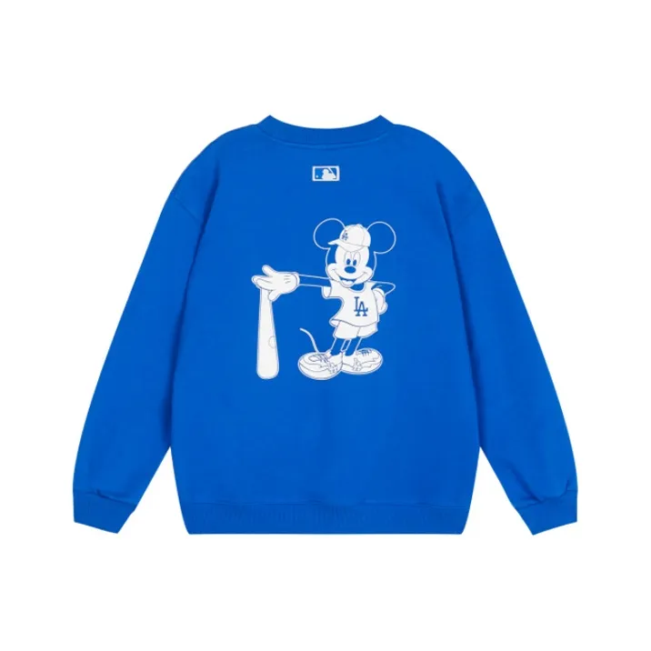 Disney X MLB X Disney Sweatshirts Unisex Blue-0