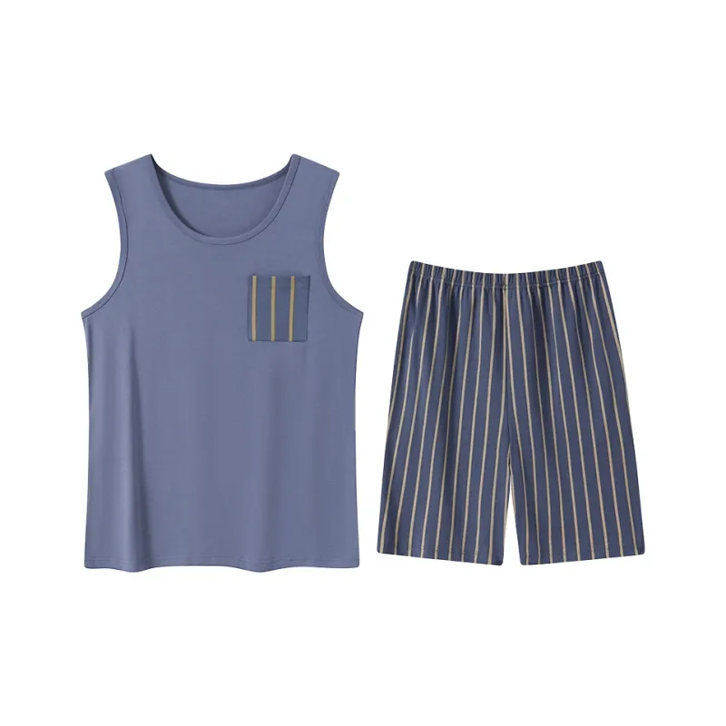 GOSO Pajama Set Men's Steel Blue-0