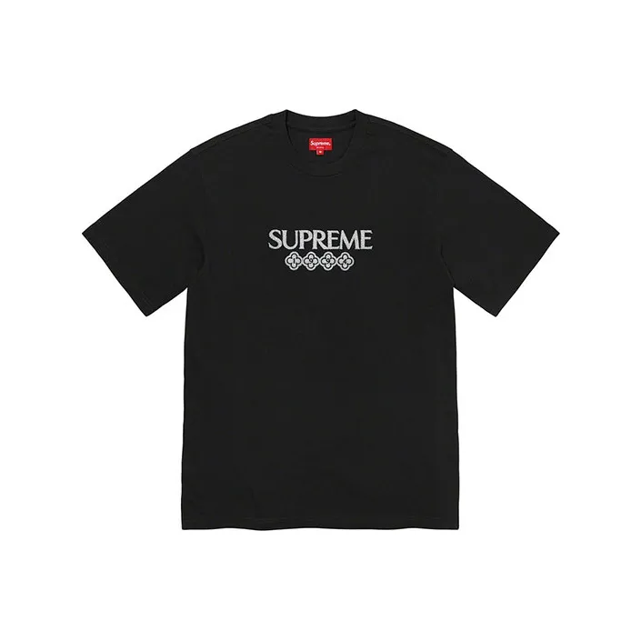 Supreme Glitter S/S Top-0
