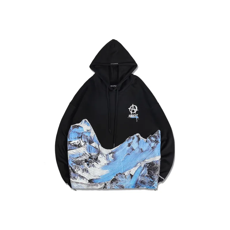 Athief Hooded Loose Fit Sweatshirt Unisex-4
