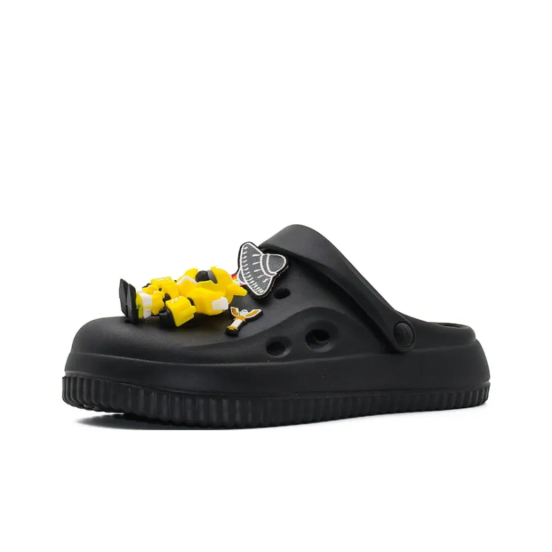 OUBT Space Marines 3D Effect Doll Clogs Unisex Black-1